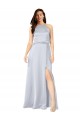Sleeveless Fog Low Back A-Line Halter Neck Formal Evening Gown / Bridesmaid Dress Maidstone