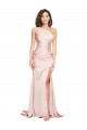 Sleeveless Pink Sheath One Shoulder Black Tie Evening Dress / Prom Dress / Bridesmaid Dress Maidstone