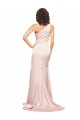 Sleeveless Pink Sheath One Shoulder Black Tie Evening Dress / Prom Dress / Bridesmaid Dress Maidstone