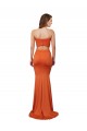 Sleeveless Orange Mermaid Strapless Formal Evening Gown / Prom Dress / Bridesmaid Dress Maidstone