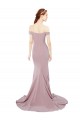 Sleeveless Dusty Pink Mermaid Off the Shoulder Bridesmaid Dress / Evening Dress Maidstone