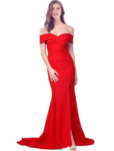 Sleeveless Red Mermaid Sweetheart Bridesmaid Dress / Evening Dress Maidstone