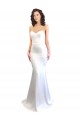 Sleeveless White Low Back Mermaid Sweetheart Formal Evening Gown / Prom Dress / Bridesmaid Dress Maidstone
