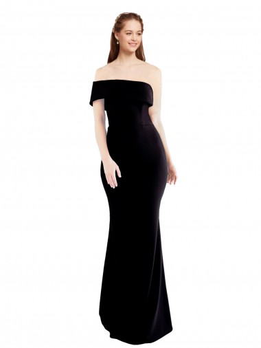 Sleeveless Black Keyhole Back Mermaid One Shoulder Formal Evening Gown / Prom Dress / Bridesmaid Dress Maidstone