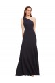 Sleeveless Dark Navy A-Line One Shoulder Formal Evening Gown / Prom Dress / Bridesmaid Dress Maidstone