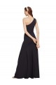 Sleeveless Dark Navy A-Line One Shoulder Formal Evening Gown / Prom Dress / Bridesmaid Dress Maidstone