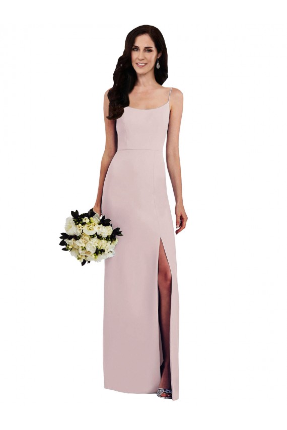 Sleeveless V-Back Trumpet Spaghetti Straps Formal Evening Gown / Prom Dress / Bridesmaid Dress Maidstone
