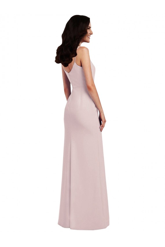 Sleeveless V-Back Trumpet Spaghetti Straps Formal Evening Gown / Prom Dress / Bridesmaid Dress Maidstone
