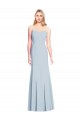 Sleeveless Light Sky Blue Low Back Trumpet Sweetheart Formal Dress / Bridesmaid Dress Maidstone