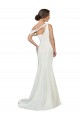 Sleeveless Ivory Sheath Stretch Crepe One Shoulder Formal Evening Gown / Prom Dress / Bridesmaid Dress Maidstone