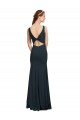 Sleeveless Black Open Back Mermaid Bateau Neck Prom Dress / Bridesmaid Dress Maidstone