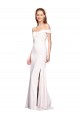 Sleeveless White Mermaid Off the Shoulder Formal Dress / Bridesmaid Dress Maidstone