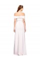 Sleeveless White Mermaid Off the Shoulder Formal Dress / Bridesmaid Dress Maidstone