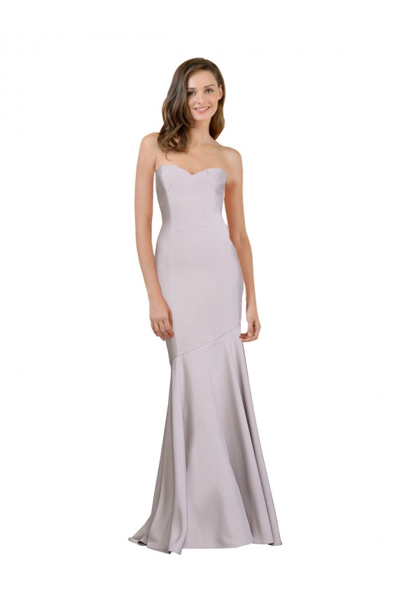Sleeveless Arctic Lilac Mermaid Strapless Prom Dress / Bridesmaid Dress Maidstone