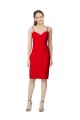 Sleeveless Red Sheath Sweetheart Formal Evening Gown / Prom Dress / Bridesmaid Dress Maidstone
