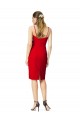 Sleeveless Red Sheath Sweetheart Formal Evening Gown / Prom Dress / Bridesmaid Dress Maidstone
