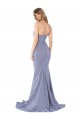 Sleeveless Smoke Blue Low Back Mermaid Sweetheart Formal Evening Gown / Prom Dress / Bridesmaid Dress Maidstone