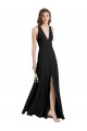 Sleeveless Black Sheath Halter Neck Formal Evening Gown / Prom Dress / Bridesmaid Dress Maidstone