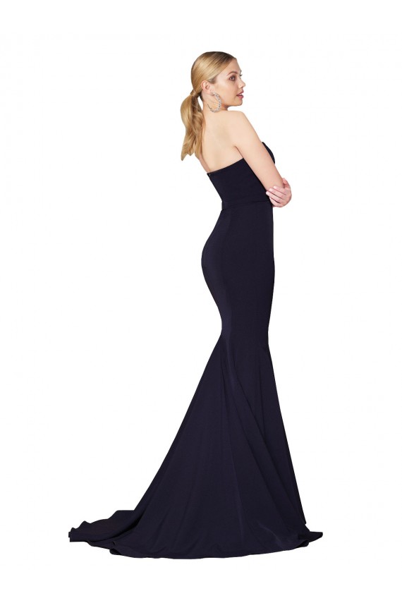 Sleeveless Dark Navy Mermaid Sweetheart Formal Evening Gown / Prom Dress / Bridesmaid Dress Maidstone