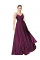 Sleeveless Wild Berry V-Back A-Line Spaghetti Straps Formal Evening Gown / Prom Dress / Bridesmaid Dress Maidstone
