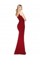 Sleeveless Burgundy V-Back Mermaid High Neck Formal Evening Gown / Prom Dress / Bridesmaid Dress Maidstone