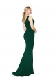 Sleeveless Midnight Green Mermaid V-Neck Formal Evening Gown / Prom Dress / Bridesmaid Dress Maidstone