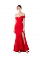 Sleeveless Red Mermaid Off the Shoulder Formal Evening Dress / Prom Dress / Bridesmaid Dress Maidstone