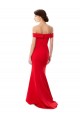 Sleeveless Red Mermaid Off the Shoulder Formal Evening Dress / Prom Dress / Bridesmaid Dress Maidstone