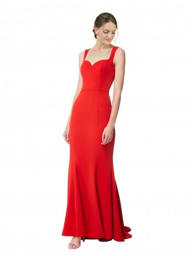 Sleeveless Red Mermaid Sweetheart Formal Evening Gown / Prom Dress / Bridesmaid Dress Maidstone