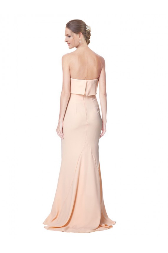 Sleeveless Nude Mermaid Strapless Black Tie Evening Gown / Prom Dress / Bridesmaid Dress Maidstone