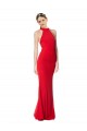 Sleeveless Red Mermaid Halter Neck Prom Dress / Bridesmaid Dress Maidstone