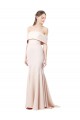 Sleeveless Nude Mermaid Off the Shoulder Formal Evening Gown / Prom Dress / Bridesmaid Dress Maidstone