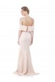 Sleeveless Nude Mermaid Off the Shoulder Formal Evening Gown / Prom Dress / Bridesmaid Dress Maidstone