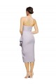 Sleeveless Arctic Lilac Low Back Sheath Strapless High Low Evening Gown / Prom Dress / Bridesmaid Dress Maidstone