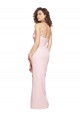 Sleeveless Pink Low Back Sheath Strapless Formal Dress / Bridesmaid Dress Maidstone