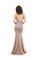 Sleeveless Dusty Pink Low Back Mermaid V-Neck Black Tie Evening Gown / Prom Dress / Bridesmaid Dress Maidstone