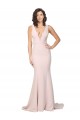 Sleeveless Pink V-Back Sheath V-Neck Black Tie Evening Gown / Prom Dress / Bridesmaid Dress Maidstone