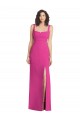 Sleeveless Fuchsia Low Back Trumpet Square Neck Semi Formal Evening Dress / Prom Dress / Bridesmaid Dress Maidstone