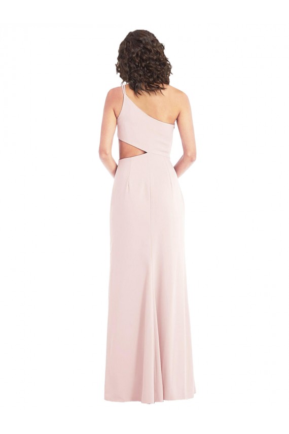 Sleeveless Pink Trumpet One Shoulder Formal Evening Gown / Prom Dress / Bridesmaid Dress Maidstone