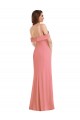 Sleeveless Hot Pink Low Back Trumpet One Shoulder Semi Formal Evening Dress / Prom Dress / Bridesmaid Dress Maidstone