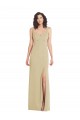 Sleeveless Champagne Low Back Trumpet Square Neck Formal Evening Gown / Prom Dress / Bridesmaid Dress Maidstone
