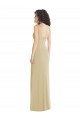 Sleeveless Champagne Low Back Trumpet Square Neck Formal Evening Gown / Prom Dress / Bridesmaid Dress Maidstone