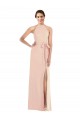 Sleeveless Nude Criss Cross Back Trumpet Halter Neck Formal Evening Gown / Prom Dress / Bridesmaid Dress Maidstone