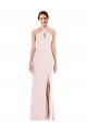 Sleeveless Pink Low Back Trumpet Halter Neck Formal Evening Gown / Prom Dress / Bridesmaid Dress Maidstone