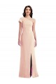 Cap Sleeves Nude Trumpet One Shoulder Formal Evening Gown / Prom Dress / Bridesmaid Dress Maidstone