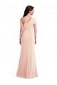 Cap Sleeves Nude Trumpet One Shoulder Formal Evening Gown / Prom Dress / Bridesmaid Dress Maidstone