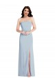 Sleeveless Light Sky Blue Low Back A-Line Strapless Formal Evening Gown / Prom Dress / Bridesmaid Dress Maidstone