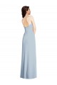Sleeveless Light Sky Blue Low Back A-Line Strapless Formal Evening Gown / Prom Dress / Bridesmaid Dress Maidstone