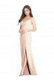 Sleeveless Nude Trumpet Spaghetti Straps Semi Formal Evening Dress / Prom Dress / Bridesmaid Dress Maidstone