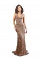 Sleeveless Rose Gold Backless Mermaid V-Neck Formal Evening Gown / Prom Dress / Bridesmaid Dress Maidstone